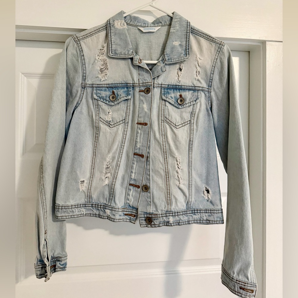 Stylish Light Blue Denim Jacket